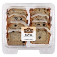 Bakery Fresh Goodness Sliced Blueberry Loaf Cake Perspective: Main