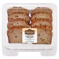 Bakery Fresh Goodness Sliced Banana Nut Loaf Cake Perspective: Main