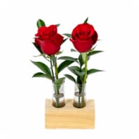 Bloom Haus Double Rose Tube Vase Perspective: Main