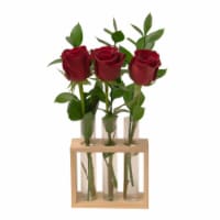 Bloom Haus Triple Rose Tube Vase