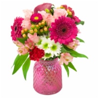 Bloom Haus™ Medium Assorted Mixed Vase - Pink / Purple / Red