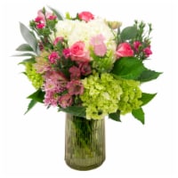 Bloom Haus™ Large Floral Arrangement - Green / White / Pink