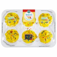 Bakery Fresh Goodness Back to School White Cupcakes with Buttercreme Icing