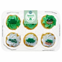 Bakery Fresh Goodness St. Patrick's Day White Cupcakes Perspective: Main