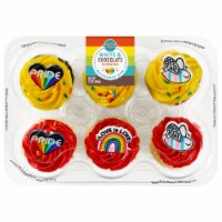 Bakery Fresh Goodness White & Chocolate Pride Cupcakes