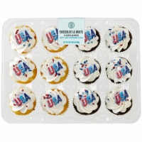 Bakery Fresh Assorted Patriotic Cupcakes