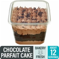 Bakery Fresh Chocolate Parfait Cake Perspective: Main