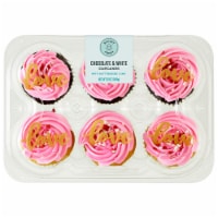 Bakery Fresh Buttercreme Iced Assorted Valentine's Day Cupcakes Perspective: Main