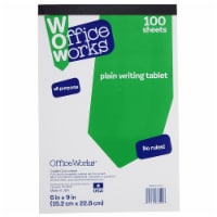 Office Works® Plain Writing Tablet - 100 Sheets