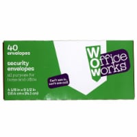 Office Works® Security Envelopes - White