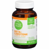 Simple Truth™ Beta Carotene Soft Gels 100 Count Perspective: Main