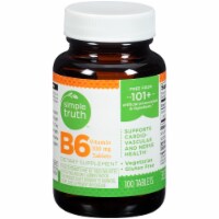 Simple Truth™ B6 Vitamin Tablets 100mg 100 Count Perspective: Main