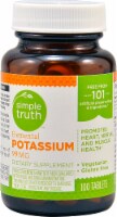 Simple Truth™ Elemental Potassium Tablets 99 mg Perspective: Main