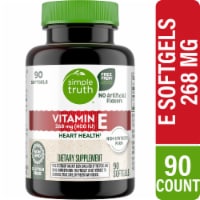 Simple Truth® Vitamin E Softgels Non-Synthetic Form 268mg Perspective: Main