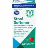 Kroger® Stool Softener + Simulant Laxative Tablets Perspective: Main