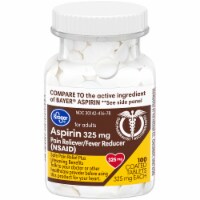Kroger® Aspirin Pain Reliever and Fever Reducer Coated Tablets 325mg Perspective: Main