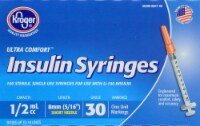 Kroger® Ultra Comfort 30g .5cc Insulin Syringes Perspective: Main