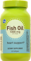 Kroger® Heart Support Fish Oil Softgels 1000mg 60 Count