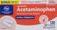 Kroger® Extra Strength Acetaminophen Caplets 500mg Perspective: Main