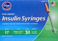 Kroger® Ultra Comfort Short Needle Insulin Syringes Perspective: Main