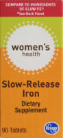 Kroger® Slow-Release Iron Women's Health Dietary Supplement Perspective: Main