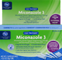 Kroger® 3 Day Yeast Infection Miconazole Suppositories & Cream