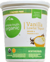 Simple Truth Organic™ Vanilla Low-fat Yogurt Perspective: Main
