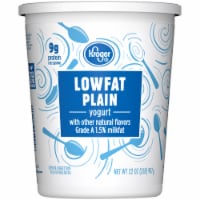 Kroger Plain Low Fat Yogurt Tub