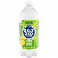 Kroger® Lemon Lime Flavored Seltzer Water Cans Perspective: Main