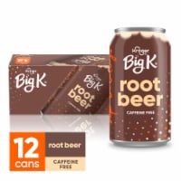 Big K® Root Beer Caffeine Soda Cans