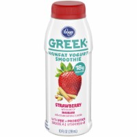 Kroger® Strawberry with Rhubarb Nonfat Greek Yogurt Smoothie Perspective: Main