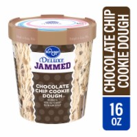 Kroger® Deluxe Jammed Chocolate Chip Cookie Dough Frozen Dairy Dessert Pint Perspective: Main