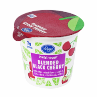Kroger® Blended Black Cherry Low Fat Yogurt Cup Perspective: Main