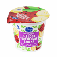 Kroger Strawberry Banana Low Fat Yogurt Cup