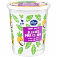 Kroger® Blended Pina Colada Low Fat Yogurt Tub Perspective: Main