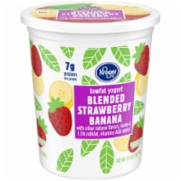 Kroger® Blended Strawberry Banana Lowfat Grade A Yogurt Perspective: Main