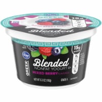 Kroger® Mixed Berry Blended Nonfat Greek Yogurt Cup Perspective: Main