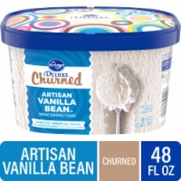 Kroger® Deluxe Churned Artisan Vanilla Bean Light Ice Cream Tub Perspective: Main