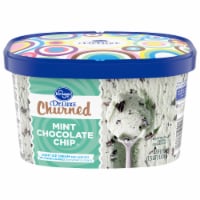 Kroger® Deluxe Churned Mint Chocolate Chip Light Ice Cream