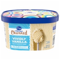 Kroger® Deluxe Churned Vividly Vanilla Light Ice Cream Tub