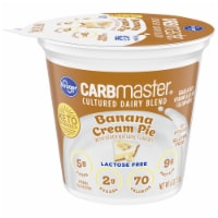 Kroger Carbmaster Banana Cream Lowfat Yogurt Cup