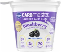 Kroger Carbmaster Blackberry Lowfat Yogurt Cup