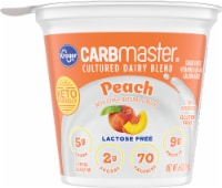 Kroger Carbmaster Peach Lowfat Yogurt Cup