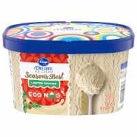 Kroger® Deluxe Season's Best Egg Nog Ice Cream Tub