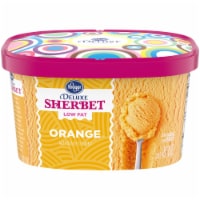 Kroger® Deluxe Low Fat Orange Sherbet Perspective: Main