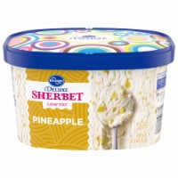 Kroger® Deluxe Low Fat Pineapple Sherbet Tub