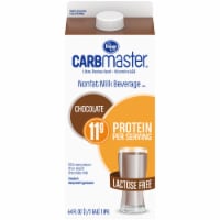 Kroger® CARBmaster® Lactose Free Non-Fat Chocolate Milk Beverage Half Gallon Perspective: Main