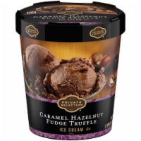 Private Selection® Caramel Hazelnut Fudge Truffle Ice Cream Perspective: Main