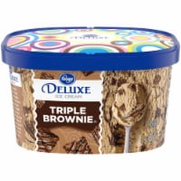 Kroger® Deluxe Triple Brownie Ice Cream Tub Perspective: Main