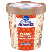 Kroger® Deluxe Jammed Butterfinger Peanut Butter Candy Crunch Frozen Dairy Dessert Perspective: Main